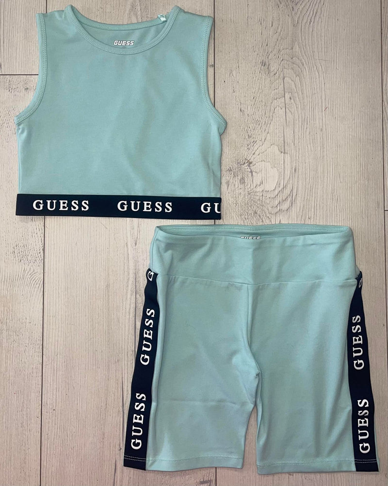 Guess Cycling and Crop Set
