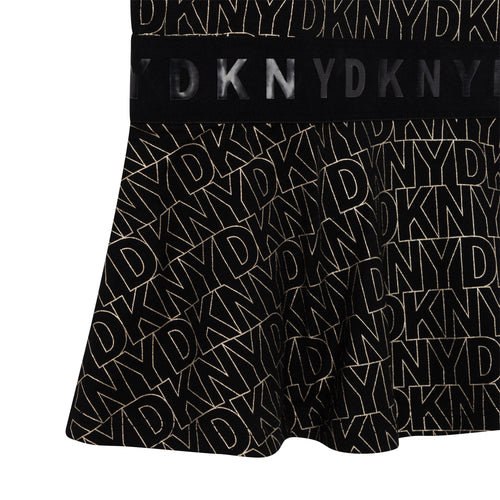 DKNY SS22 Dress Black/Gold **