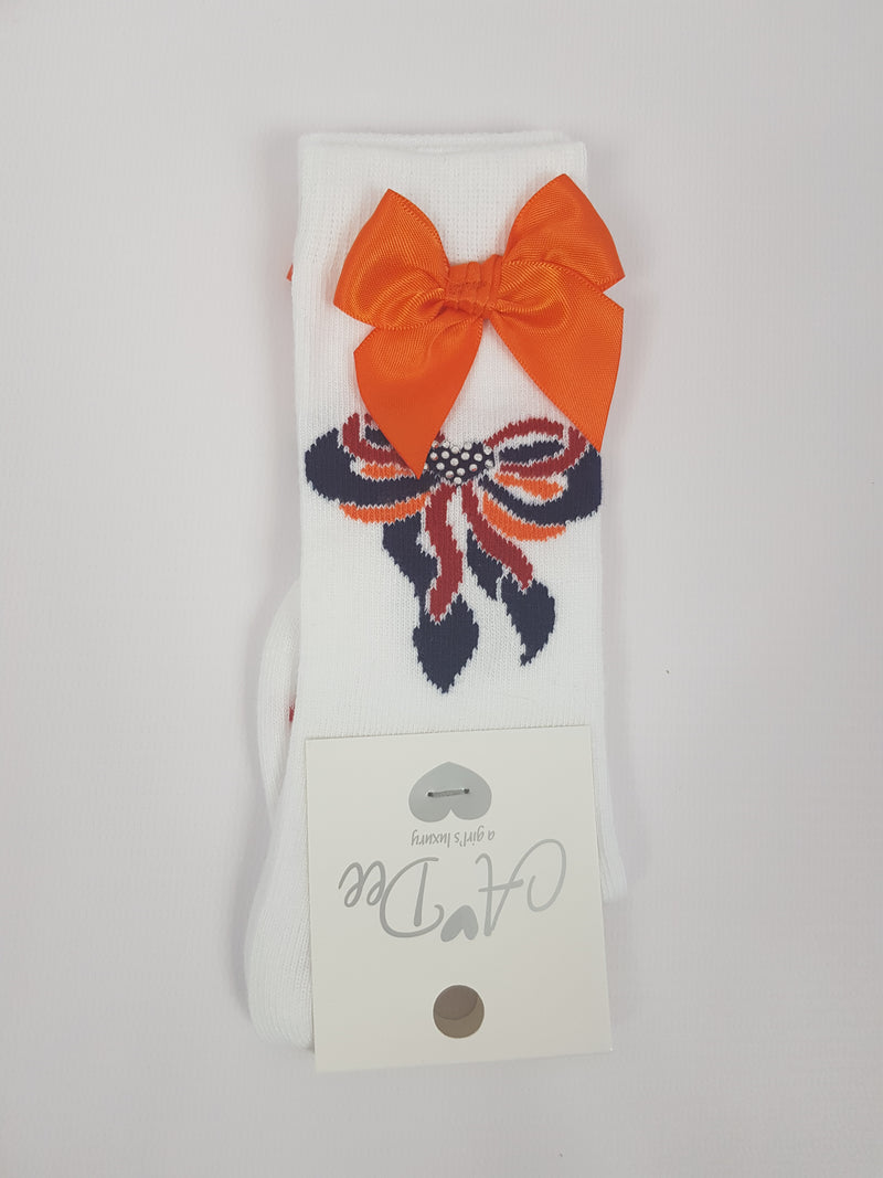 A Dee SS18 Riviera Bow Sock 4918 **