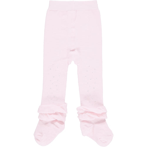 Little A AW21 Sparkle Frill Tight Baby Pink LW21902**